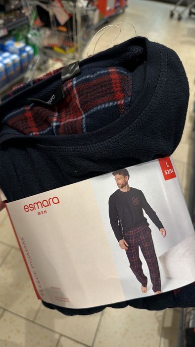 Піжама чоловіча флісова Livergy M XL пижама флисовая