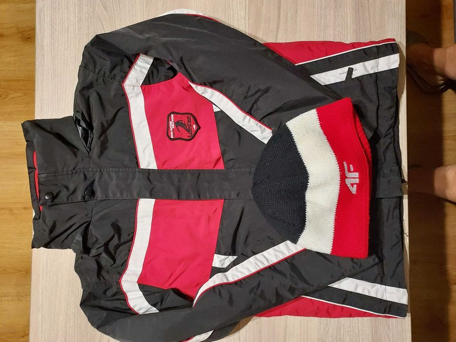 Kurtka zimowa+czapka 4F