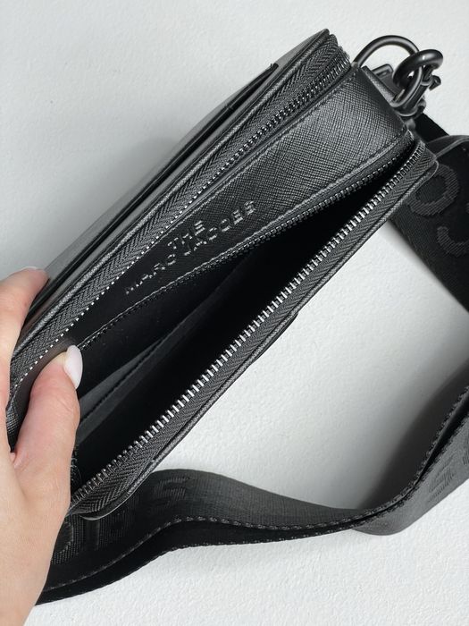 РОЗПРОДАЖ жіноча сумка Marc Jacobs чорна кроссбоди женская сумка марк джейкобс через плечо