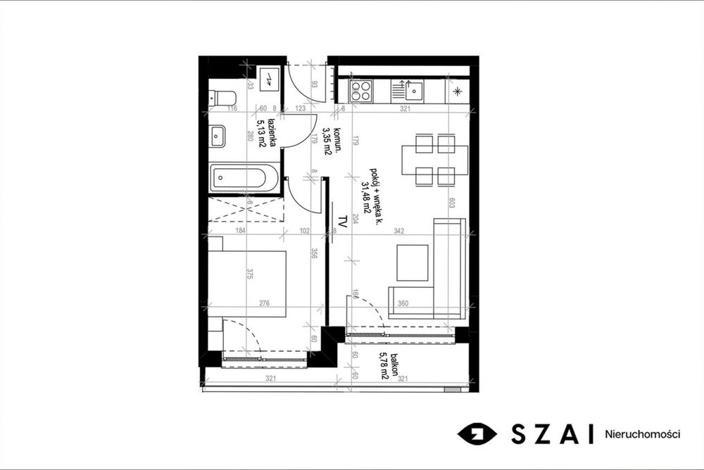 Mieszkanie – Zielona Góra - Widok 5