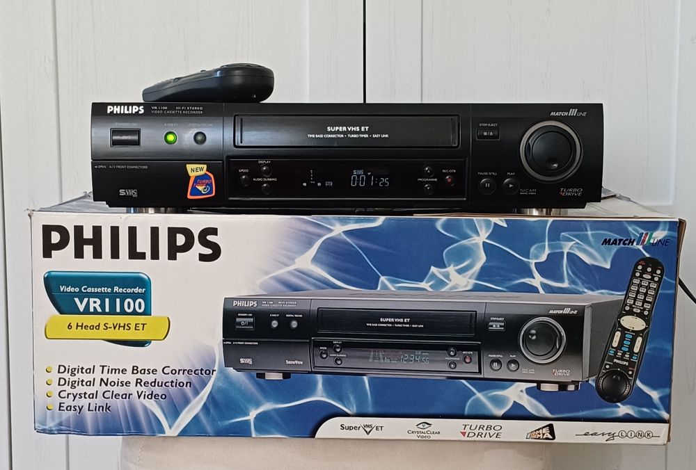 Philips VR 1100 video magnetowid wysoki model Super VHS
