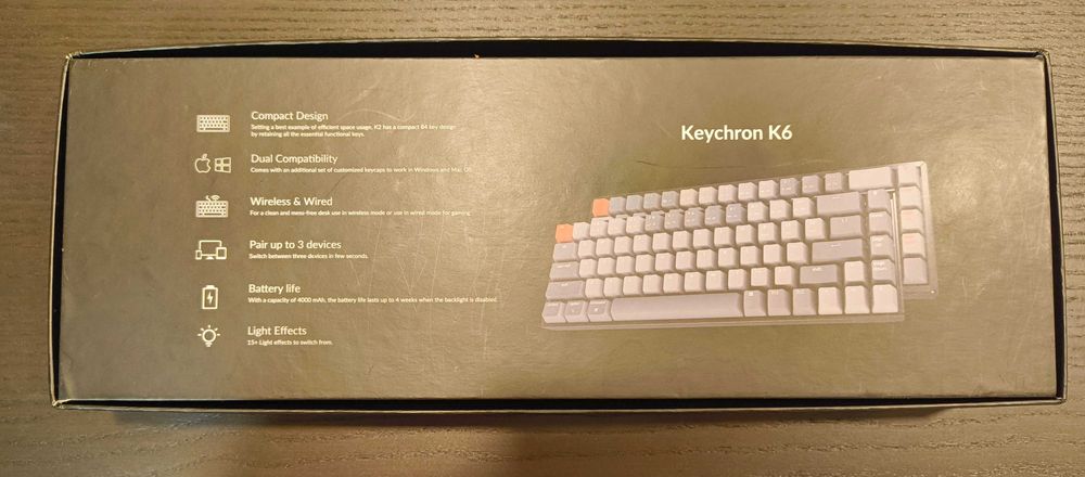 Teclado Mecânico Wireless Keychron K6