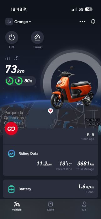 Niu MQI GT Evo 125cc/Eletrico/ 110km/h