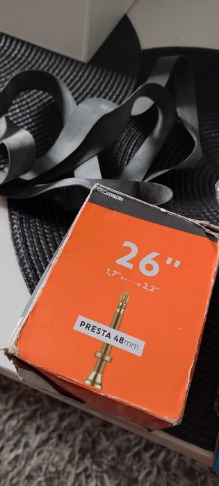 Dętka 26 rower MTB presta plus osłonka rawki