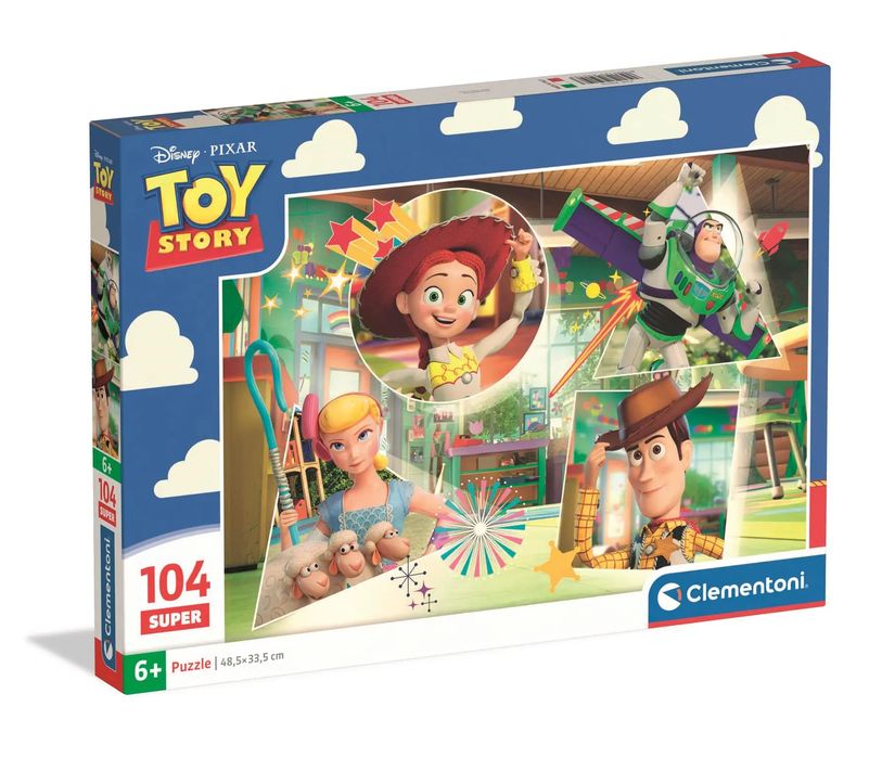 CLE puzzle 104 Super Toy Story 25010. Nowy Produkt