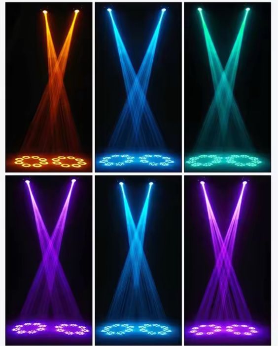 Dwie nowe głowy ruchome 150w beam gobo pryzma dmx auto sound