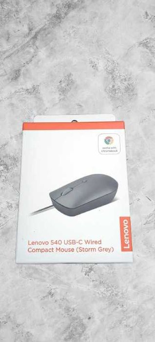Rato Lenovo 540 USB-C Wired Compact Mouse – Storm Grey
