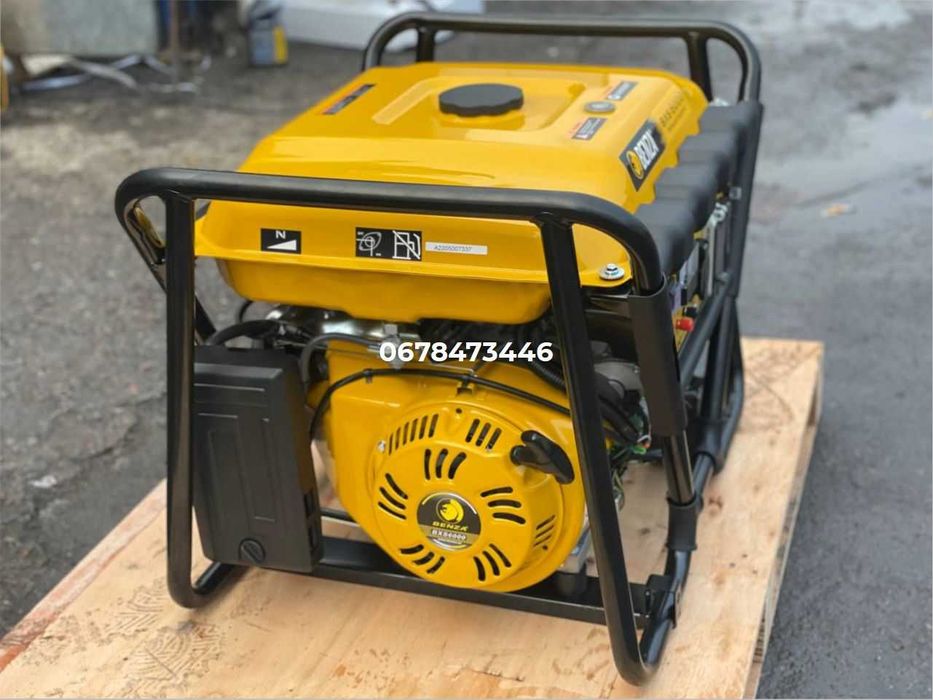ГЕНЕРАТОР BENZA Bancada BX6000 AVR 6kW 230V Бензин Іспанія ДОСТАВКА