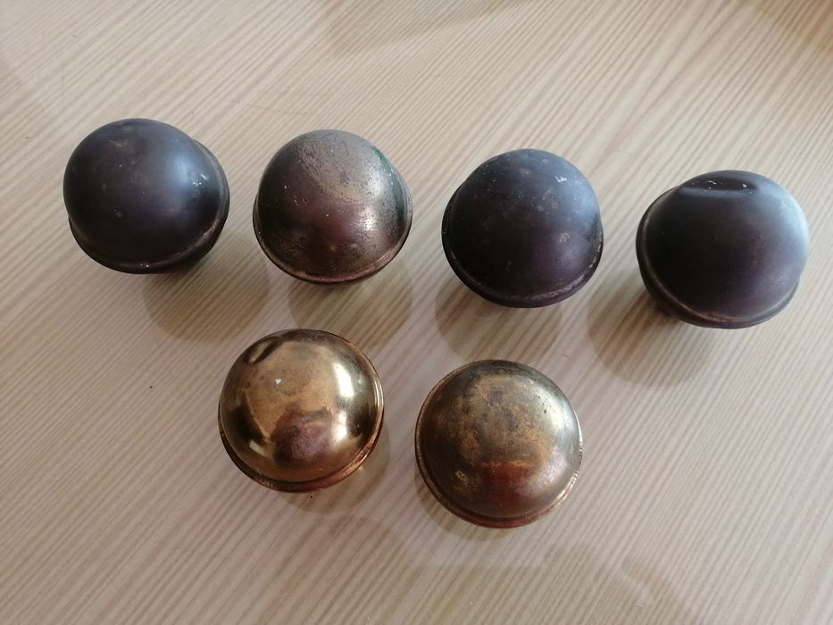 antigas bolas em latão, valor por unidade