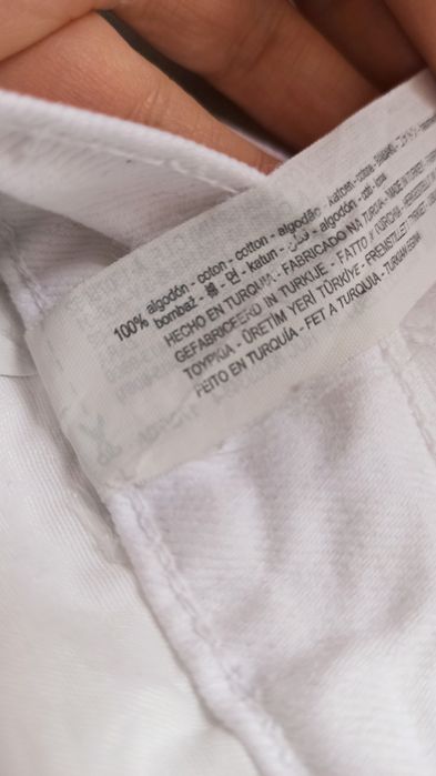 SG Białe spodnie 38 M Zara białe dżinsy 38 M
