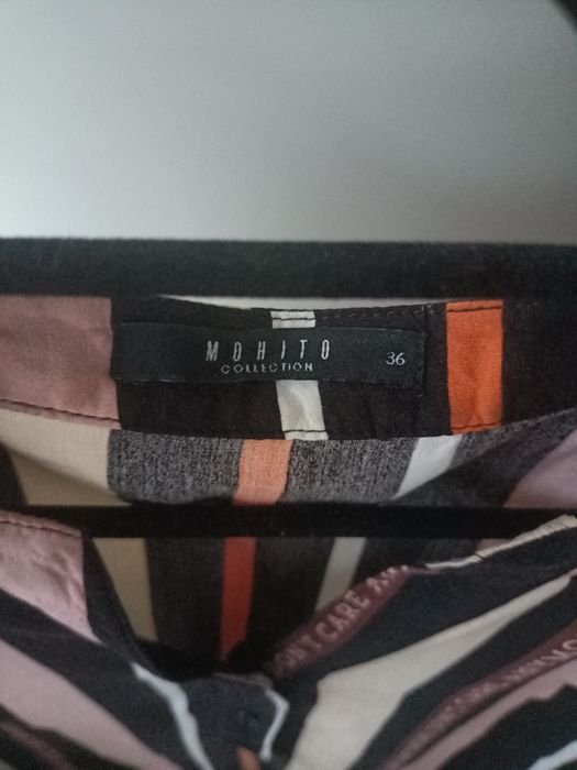 Bluzka koszulowa,piękny pudrowy kolor
