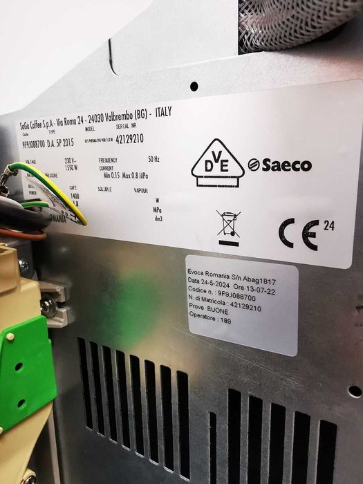 Ekspres do kawy Saeco Phedra EVO espresso z 2024 roku po przeglądzie