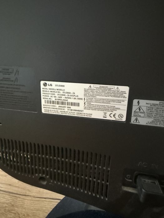 Telewizor 37LG3000 LG stan bdb