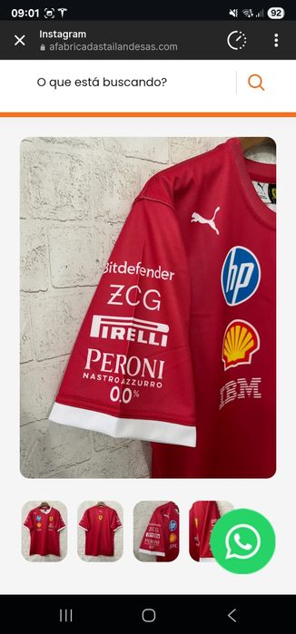 T-shirt Ferrari F1