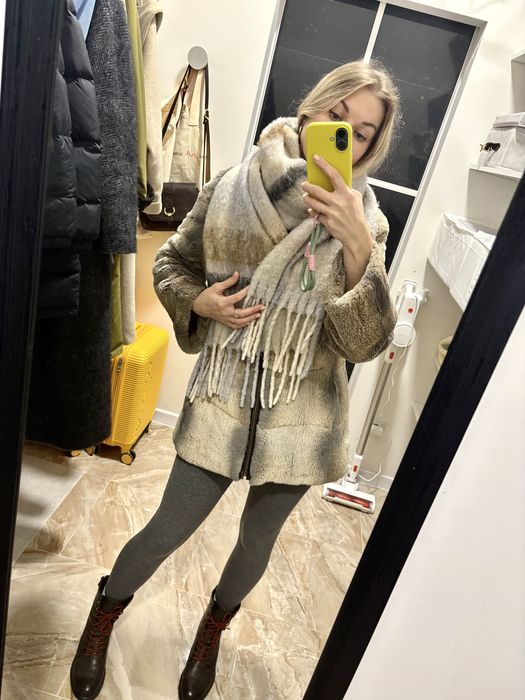 Шуба натуральна на молніі