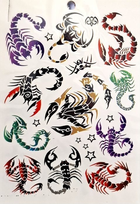 Tatuaże tymczasowe zmywalne ZESTAWdla dzieci XXL