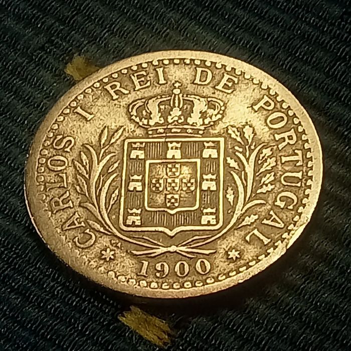 Moeda de 100 reis Carlos l