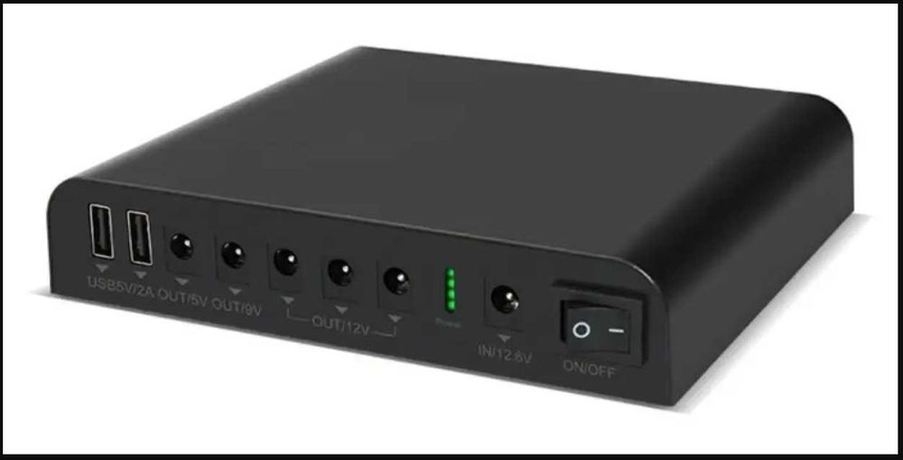 Павербанк (дбж) для роутера/onu  38400mAh вбудований акум на 32 години