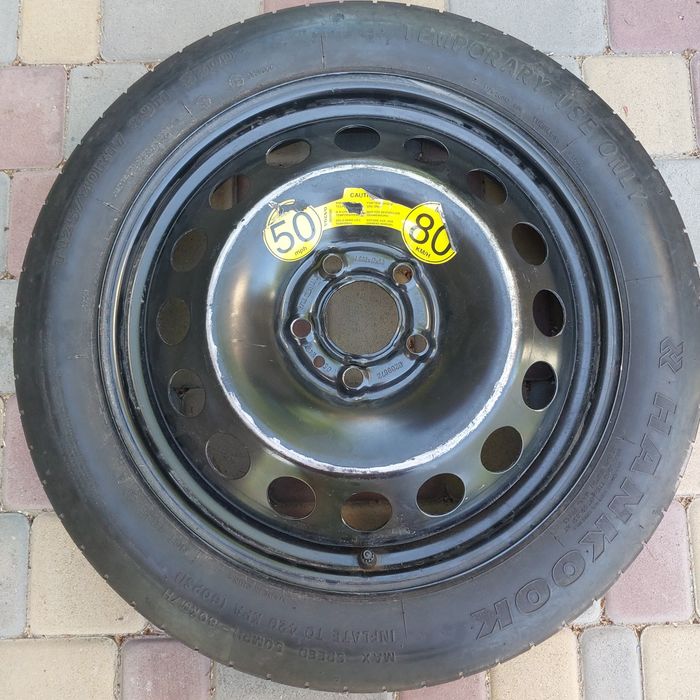 Докатка, запаска, диски 125/80 R 17, 205/65 R 16