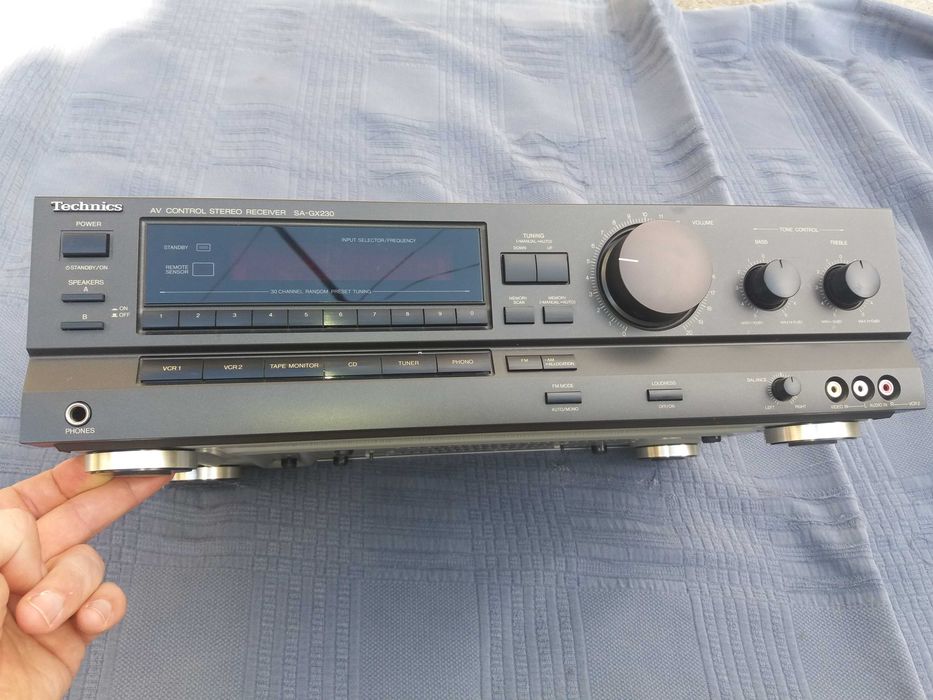 Receiver Technics SA-GX230 com comando