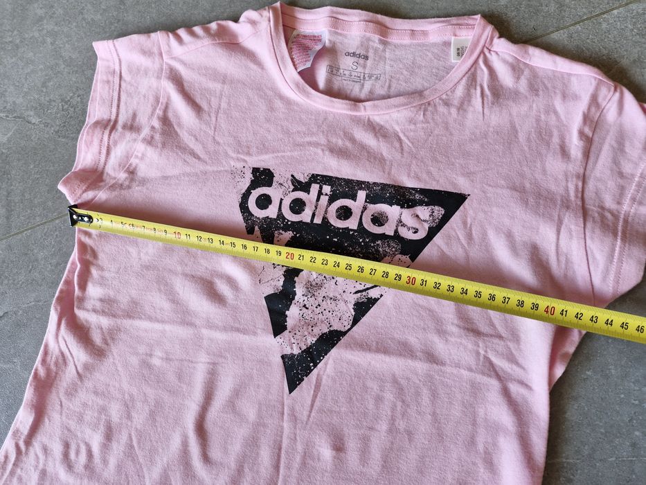 Bluzka Adidas różowa S