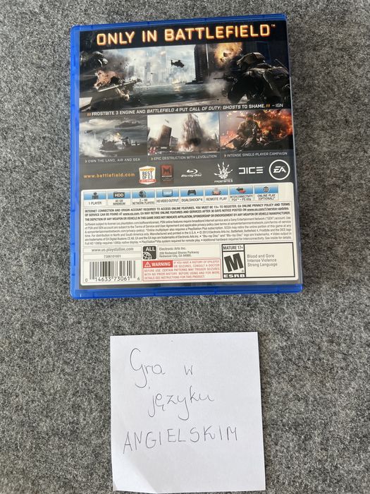 #2276 Battlefield 4 ps4 playstation 4 gra