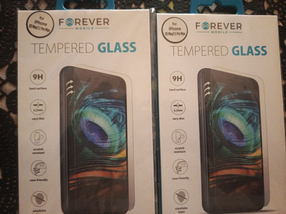 Nowe szkło hartowane do iPhone XS Max, 2 sztuki