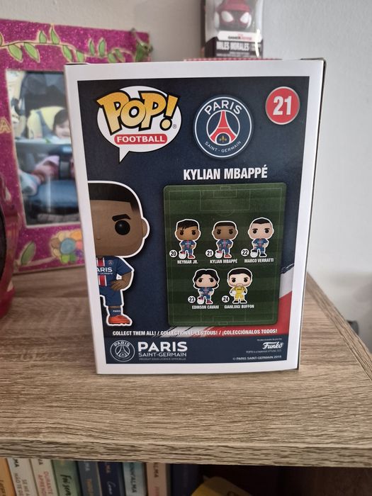 Funko Pop Football Paris Saint  Germain -  Kylian Mbappe 21