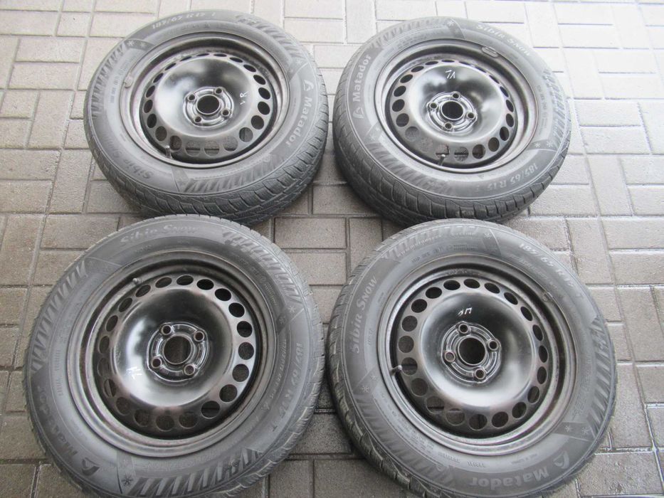 Koła felgi opony zimowe 185/65/15 Opel Corsa D E Combo C 4x100 6x15 ET39 oryginał