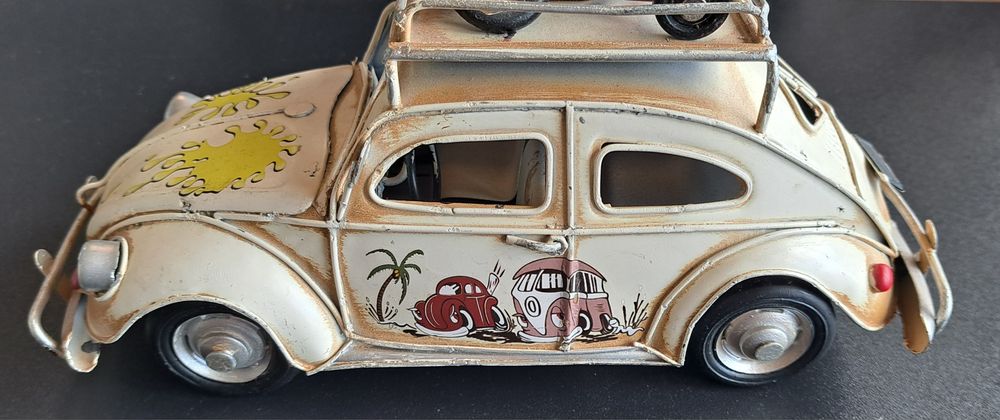 Carro VW Carocha em metal - Novo
