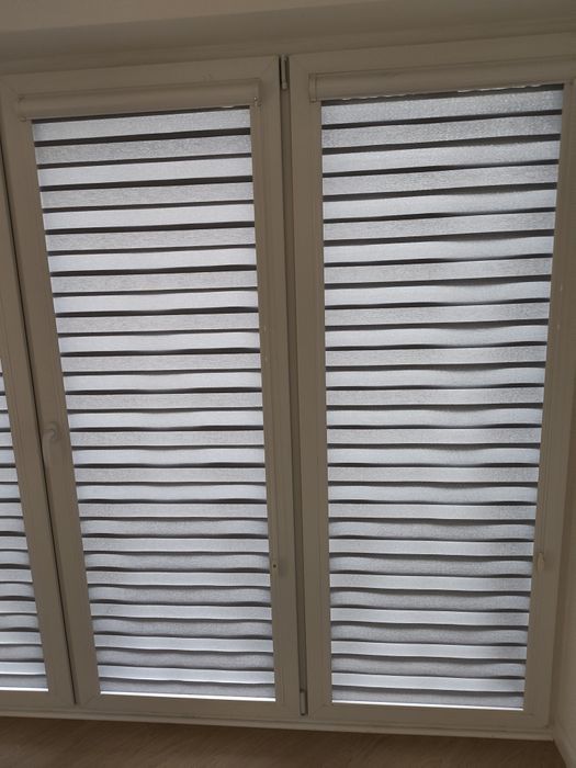 2 rolety dzień noc 198cm w kasecie montaż do ściany