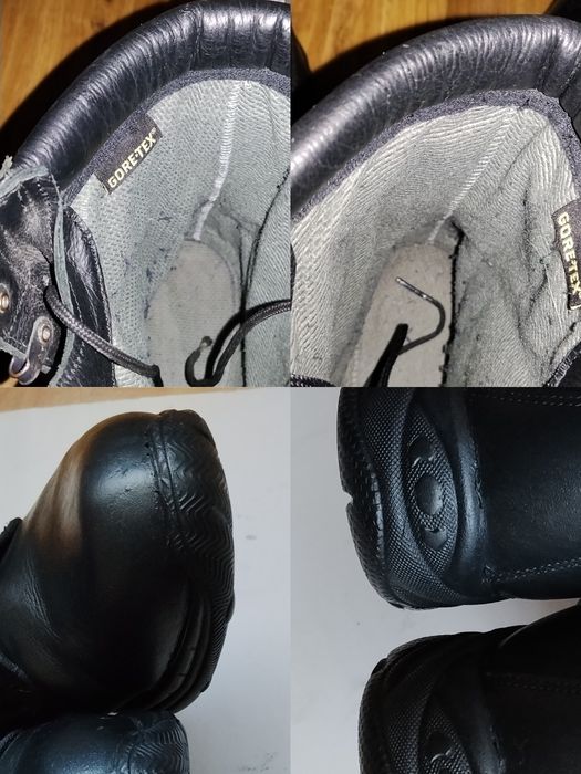 Шкіряні Берци великого розміру GORETEX 31.5-32см
