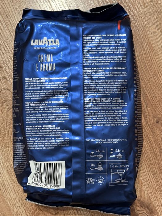 Lavazza Crema e Aroma – kawa ziarnista 1 kg