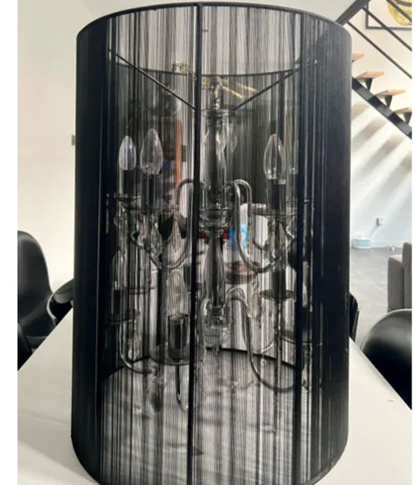 Lampa żyrandol kryształki nowoczesny design