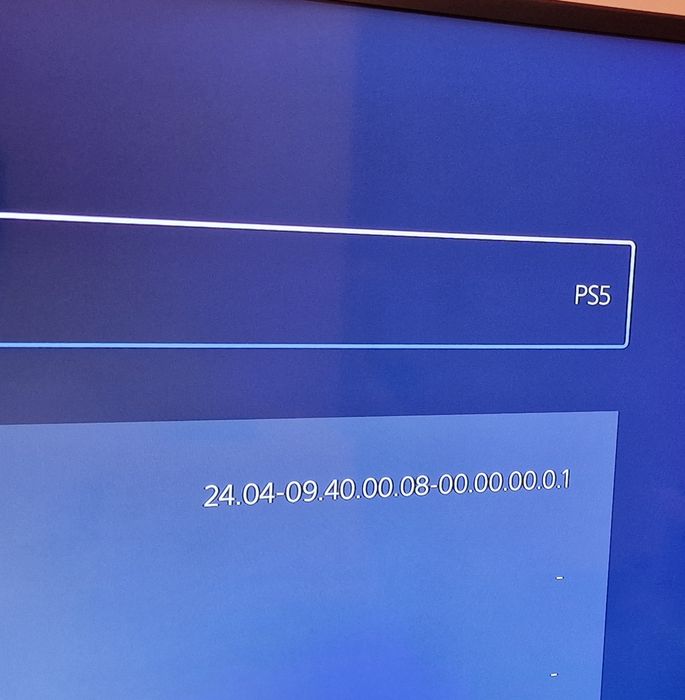 Consola PlayStation 5 (PS5) Firmware 9.40