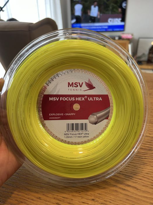 MSV Focus HEX Ultra 1.20 mm — Rolo 200 m | Neon Yellow
