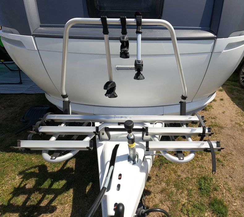 REZERWACJE SEZON 2026 Przyczepa kempingowa wynajem HOBBY DE LUXE490KMF