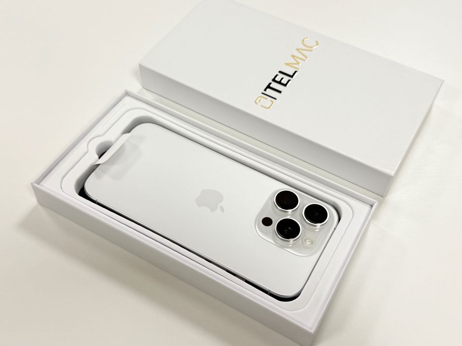 Apple iPhone 16 Pro 256GB 5G SIM NOWY • Biały • Gwarancja • Raty 0%
