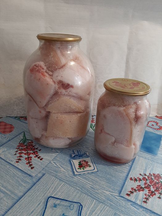 Солене сало домашнє