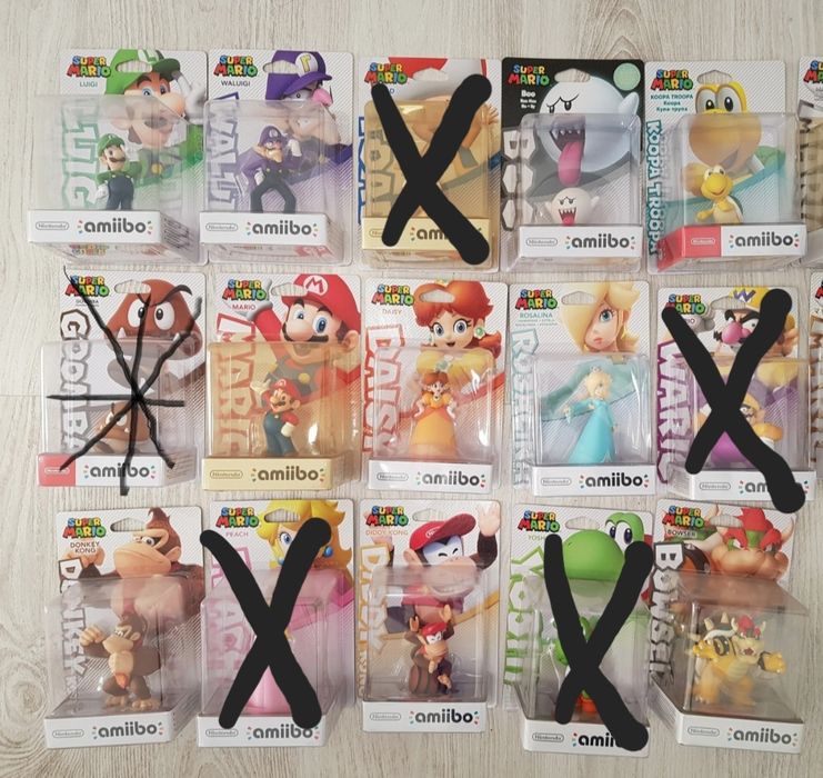 Coleção Amiibos Super Mario
