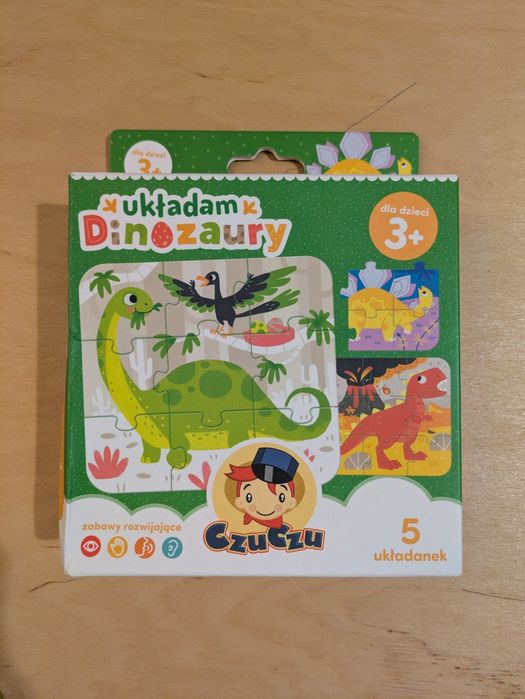Puzzle Czu Czu - zestaw z dinozaurami