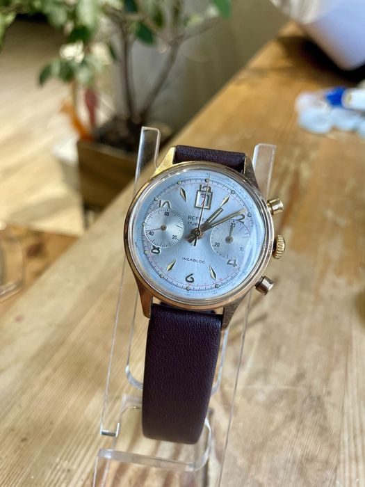 Szwajcarki zegarek chronograf Reflex -Landeron 189 data! Swiss lata 60