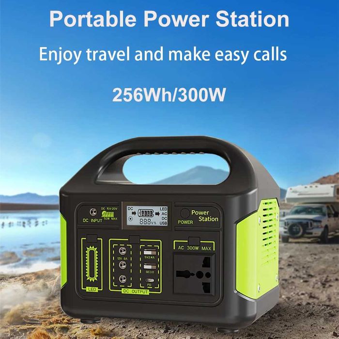 Портативная зарядная станция GaiaRay 300W/256Wh, повербанк