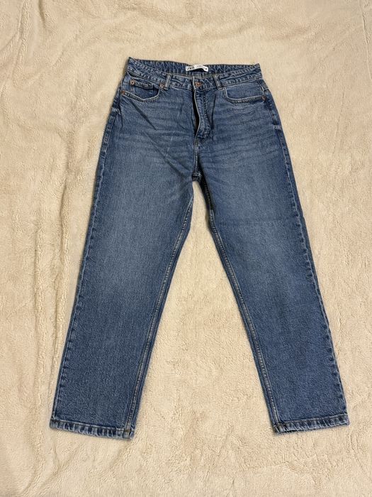 Spodnie jeansowe jeansy damskie mom fit Zara 40