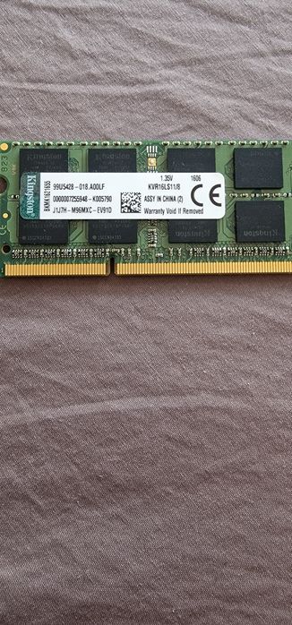 2 x 8g ram para portatil