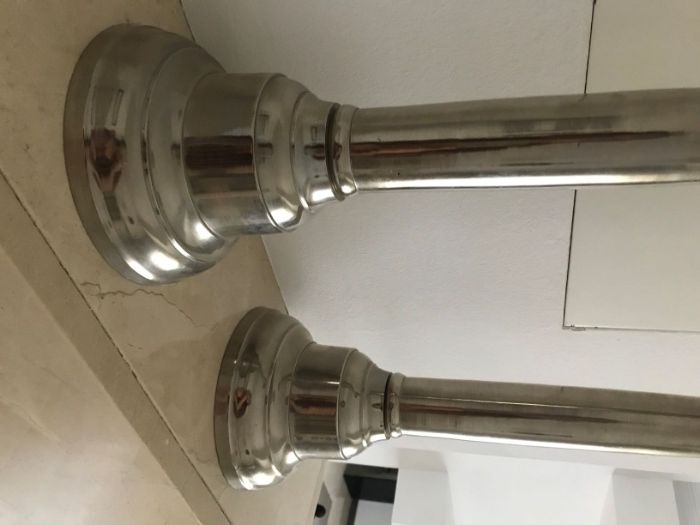 2 x Chrome Candlestick64550976404227122