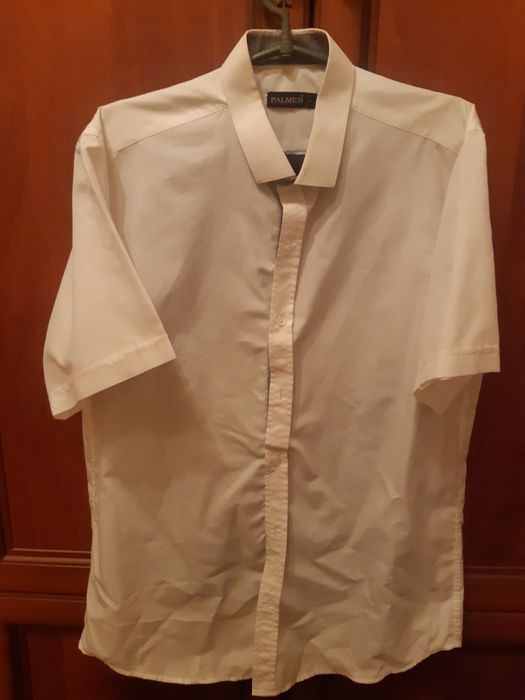 Мужская рубашка с коротким рукавом