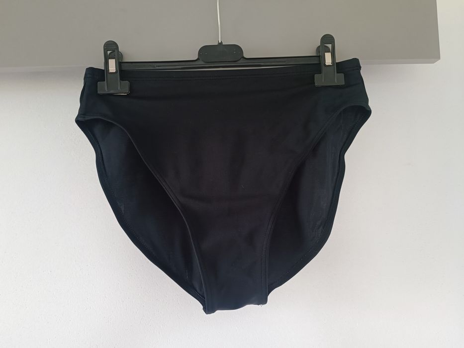 Nike swim majtki kąpielowe damskie wysoki stan czarny dół od bikini