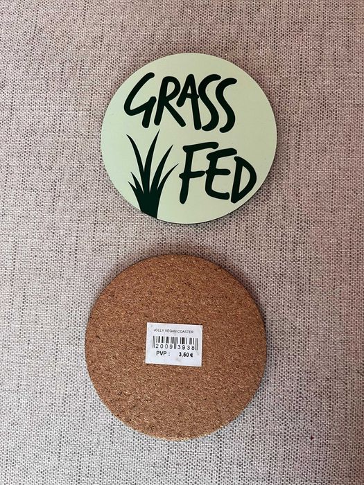 Bases para Copos "Jolly Vegan Coaster" 9,5 cm