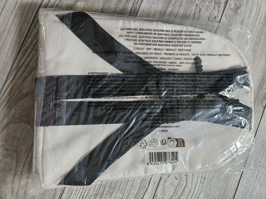 Plecak Jean Paul Gaultier, oryginalny